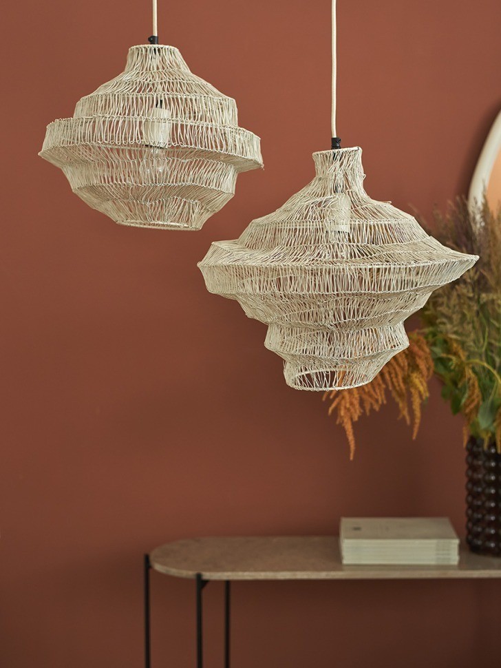 Светильник подвесной vinger, D34х35 см, бежевый (79226)