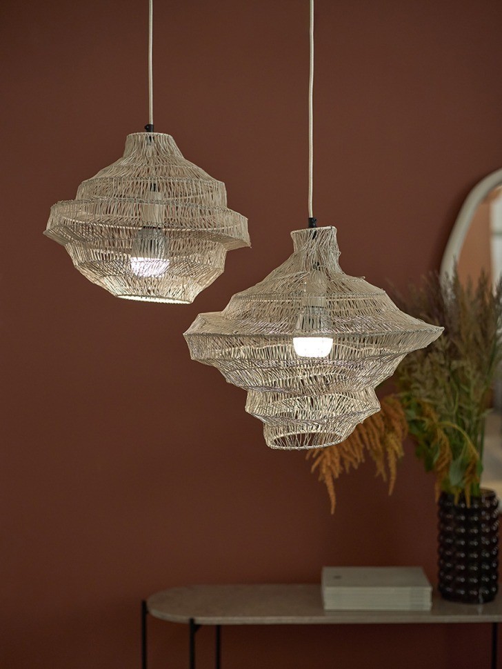 Светильник подвесной vinger, D34х35 см, бежевый (79226)