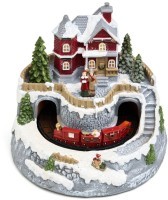 Музыкальная статуэтка &quot;загородный домик&quot; с led-подсветкой 19,5х19,5х17,5 см Lefard (146-2228)