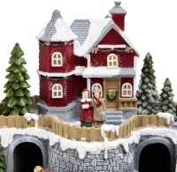 Музыкальная статуэтка &quot;загородный домик&quot; с led-подсветкой 19,5х19,5х17,5 см Lefard (146-2228)