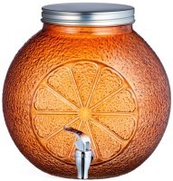 Диспенсер для напитков &quot;orange&quot;, 25,5*21,5*25,5 см, 8 л Lefard (718-205)