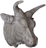 Голова быка 4058, металл, grey, ROOMERS FURNITURE