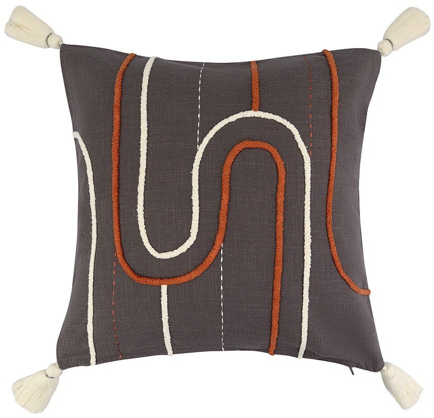 Чехол на подушку linear path из коллекции ethnic, 45х45 см (79798)
