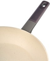 Сковорода с антипригарным покрытием pfluon marble, 28*5,2 см Agness (902-103)