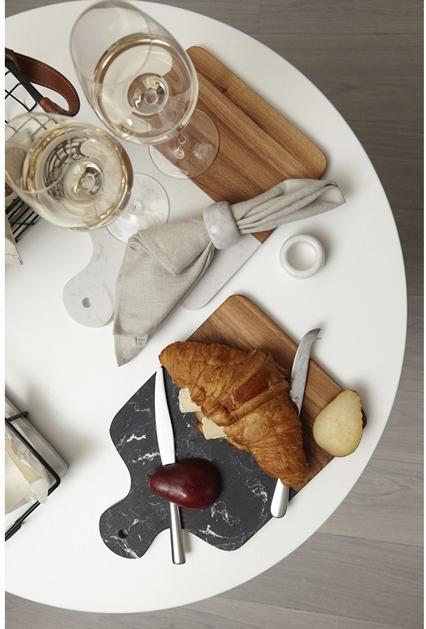 Набор колец для салфеток marm, D5 см, белый мрамор, 2 шт. (75937)