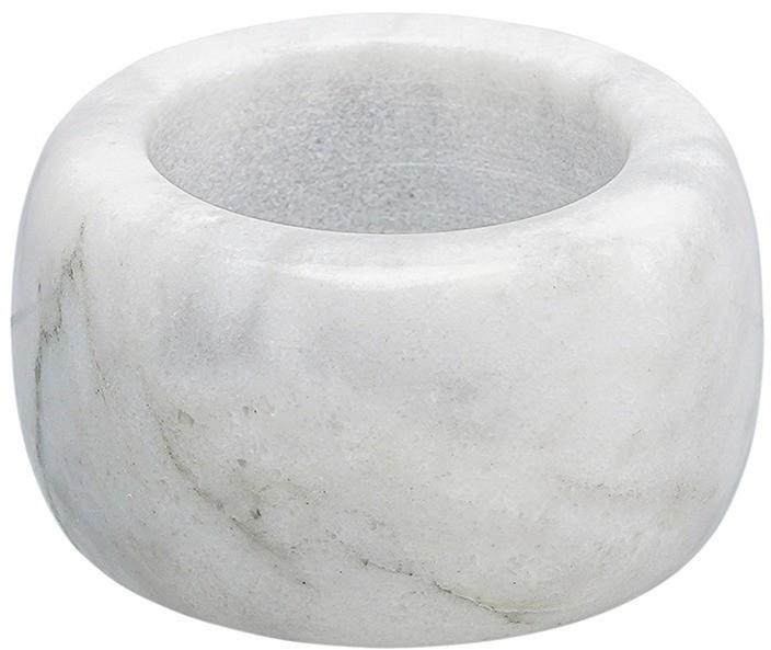 Набор колец для салфеток marm, D5 см, белый мрамор, 2 шт. (75937)