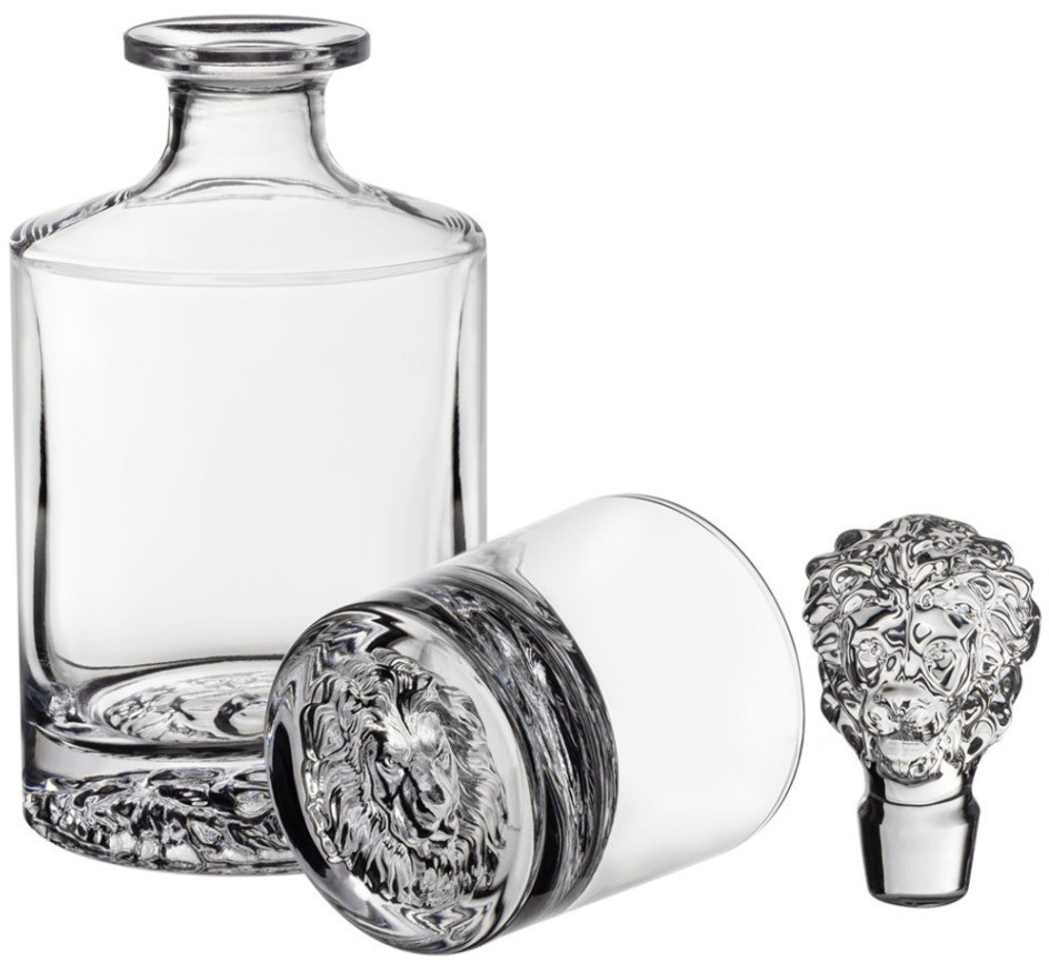 Набор для виски "lion": штоф + два стакана, 850 мл/310 мл Lefard (687-017)