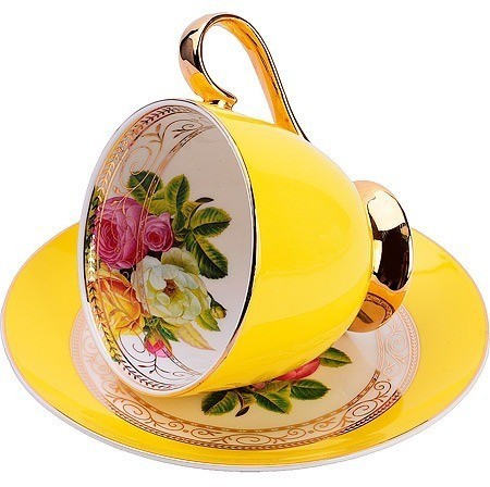 Чайный сервиз на 6 персон фарфор 12 предметов 200 мл ПРЕМИУМ LORAINE (60036)