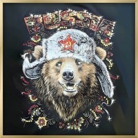 Картина ВЕЛИЧИЕ РУССКОГО ДУХА с кристаллами Swarovski (3165)