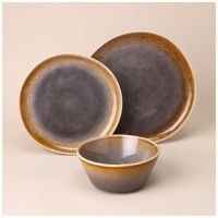 Набор посуды обеденный на 4 пер. 12 пр. коричневый Lefard (191-306)