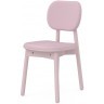 Стул с обивкой saga, рогожка, розовый (76421)
