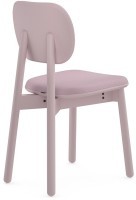 Стул с обивкой saga, рогожка, розовый (76421)