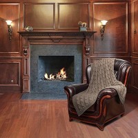 Плед вязаный Qwerty Nordvic Ясень 66503 (66234)