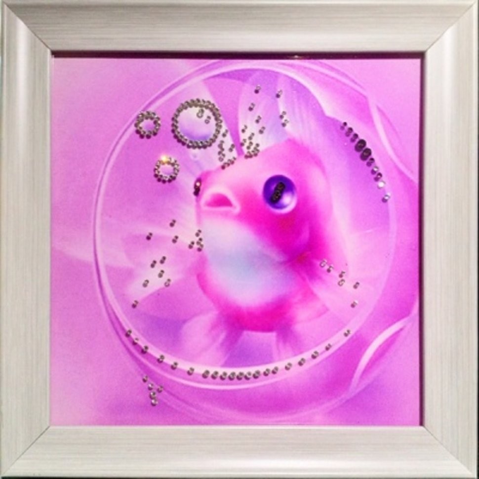 Картина Рыба моя с кристаллами Swarovski (1630)