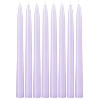 Набор свечей bronco прямые лавандовые 8шт.  2,2*22 см Bronco (315-304)