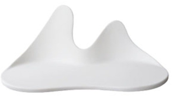 Тарелка гурме 15007C, фарфор, matt white, Cookplay