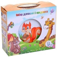 Детский набор посуды Белочка LORAINE (30550)