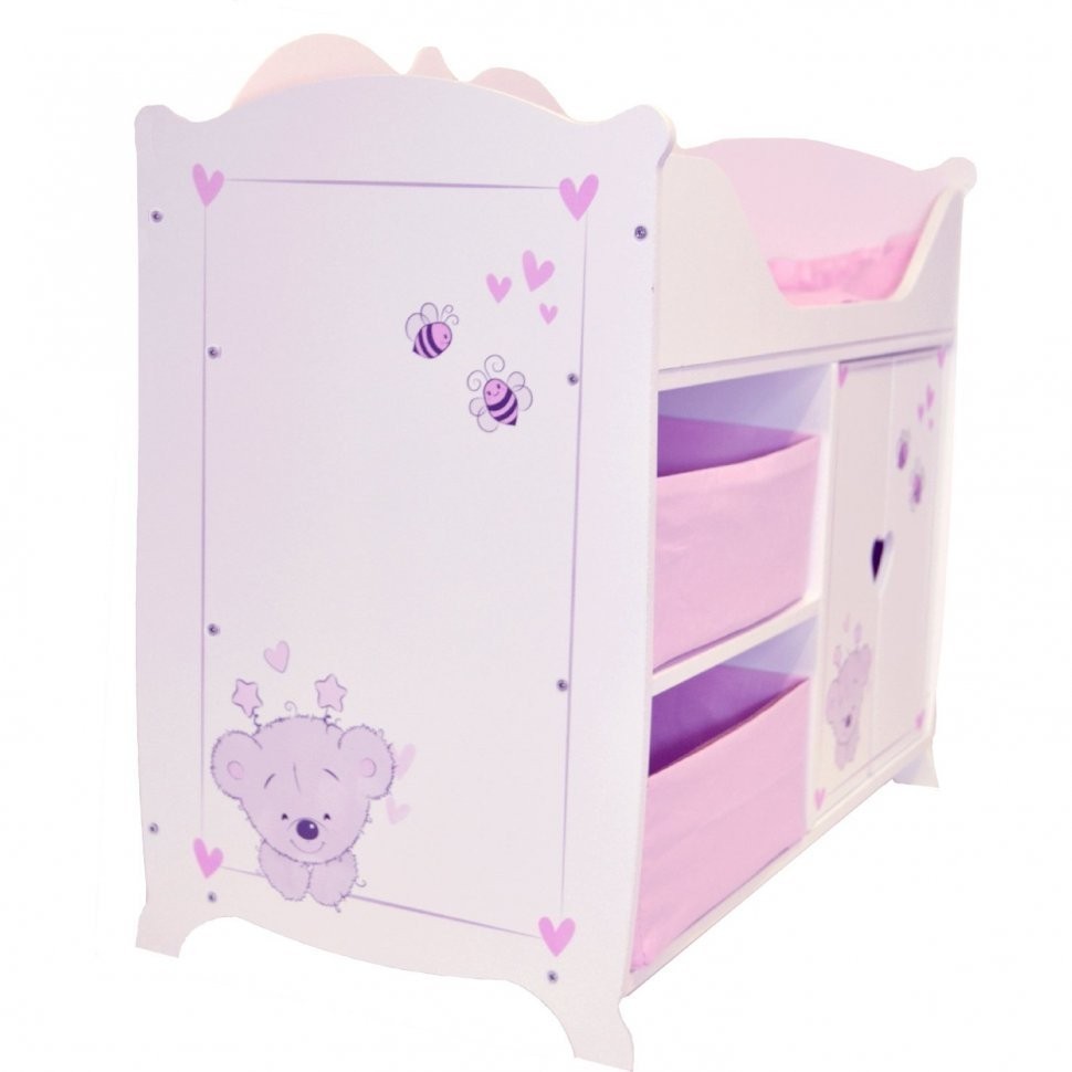 Кроватка-шкаф для кукол серия "Рони", стиль 2 (PRT220-02)