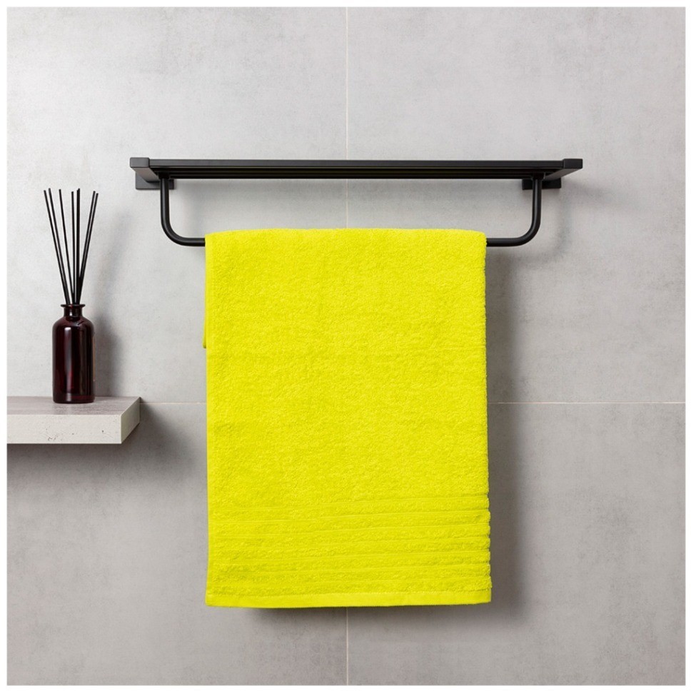 Полотенце 70*140 см, 100% хлопок, плотность 450 г/м2 цвет лайм SANTALINO (982-053)