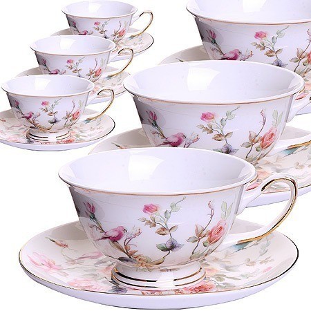 Чайный/наб 12пр 200мл фарфор ПРЕМИУМ LR (60034)