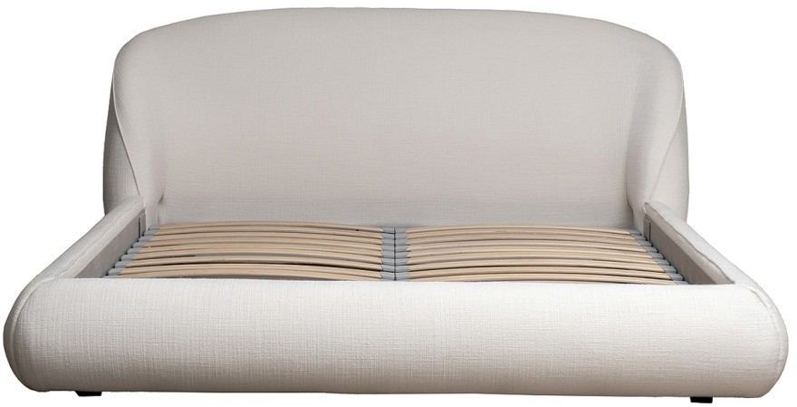 Кровать Palazzo 160 без мех.рогожка св.бежевая Norton SVBEG 198*240*90см (TT-00015054)