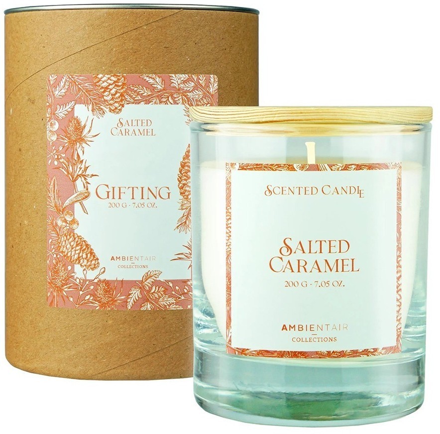 Свеча ароматическая gifting, salted caramel, 40 ч (78022)