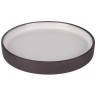 Тарелка E735-P-12086/9, 22 см, керамика, grey, ROOMERS TABLEWARE