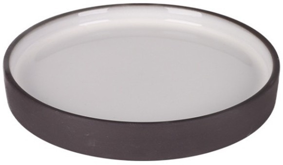 Тарелка E735-P-12086/9, 22 см, керамика, grey, ROOMERS TABLEWARE