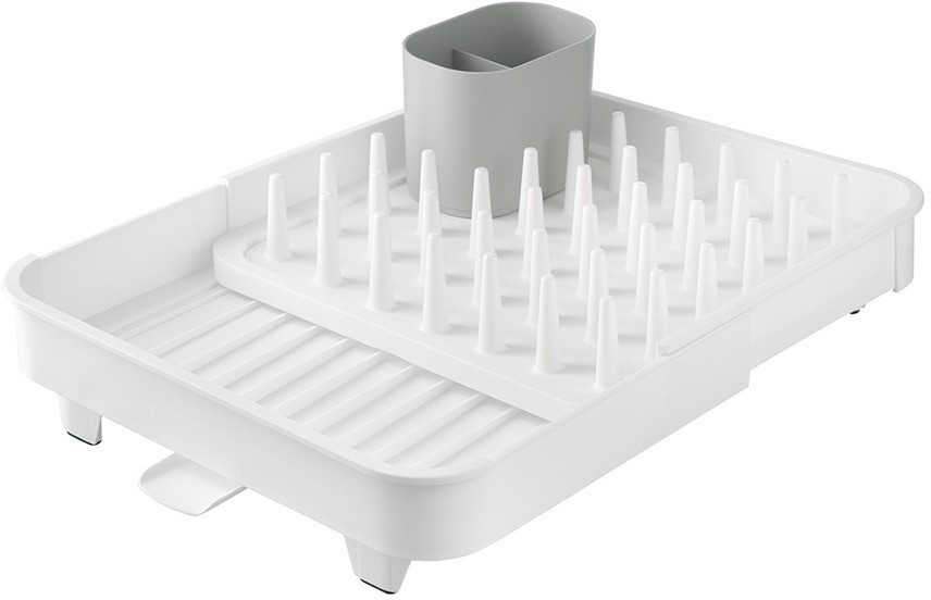 Сушилка для посуды jarl, 41,2x11,5x36,5 см, белая (74014)