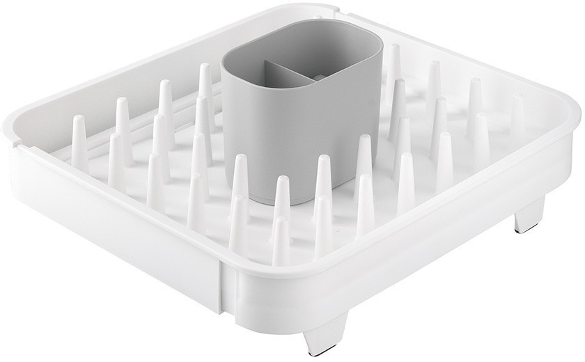 Сушилка для посуды jarl, 41,2x11,5x36,5 см, белая (74014)