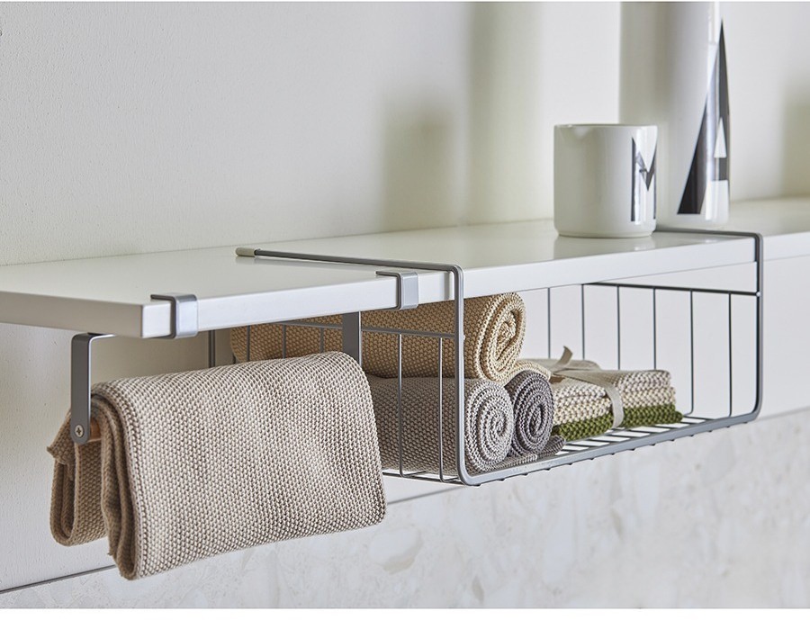 Держатель для полотенец подвесной granli, 24х8,5 см, серый (77265)