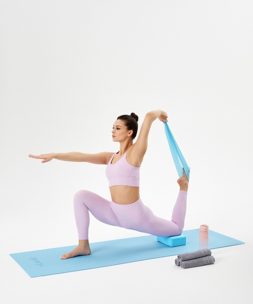 Блок для йоги STARFIT YB-200 EVA, синий пастель (2113199)