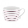 Bastion Collections Кружка White Stripes Red Нeart Grey RJ/CUP 010 RED