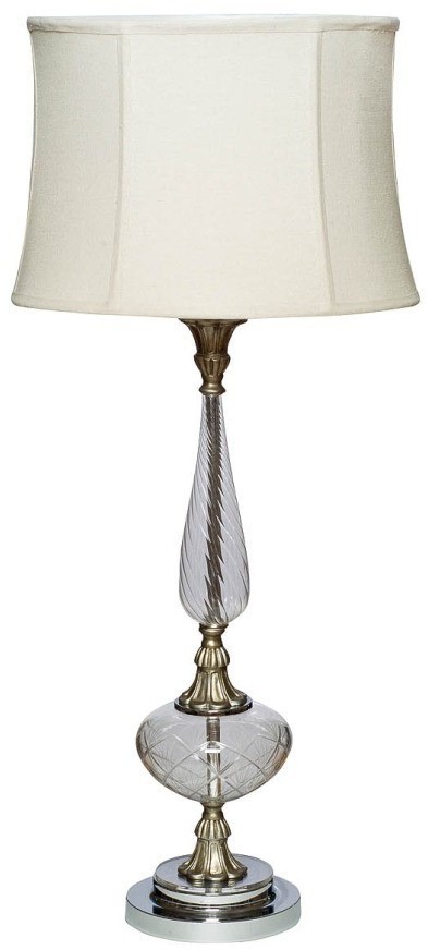 Лампа настольная плафон кремовый Д38,В67 (TT-00000216)