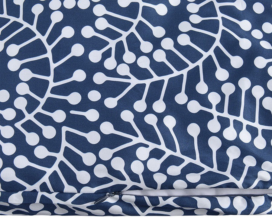 Комплект постельного белья темно-синего цвета с принтом Спелая смородина из коллекции scandinavian touch, 200х220 см (76710)