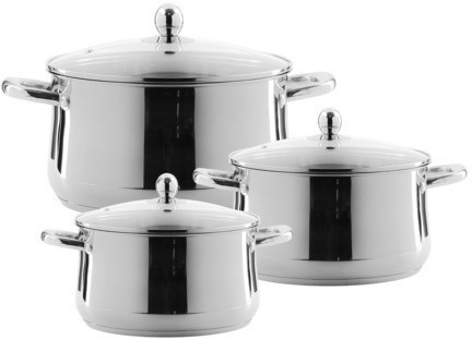 Набор кастрюль с крышками (18063-1)