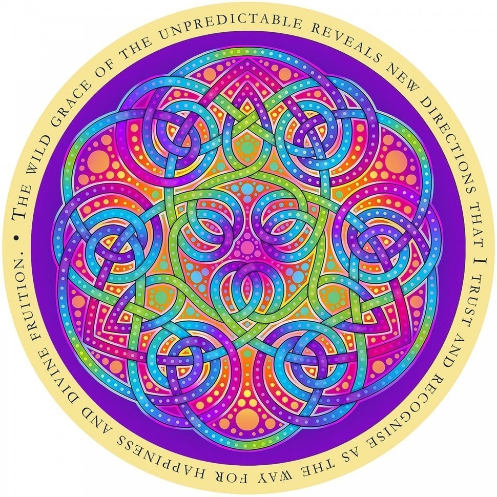 Карты Таро "Circles of Healing" Blue Angel / Круги Исцеления (46421)