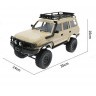 Радиоуправляемый краулер WPL C54-1 Land Cruiser LC80 желтый 1:16 (WPLC54-1-YELLOW)