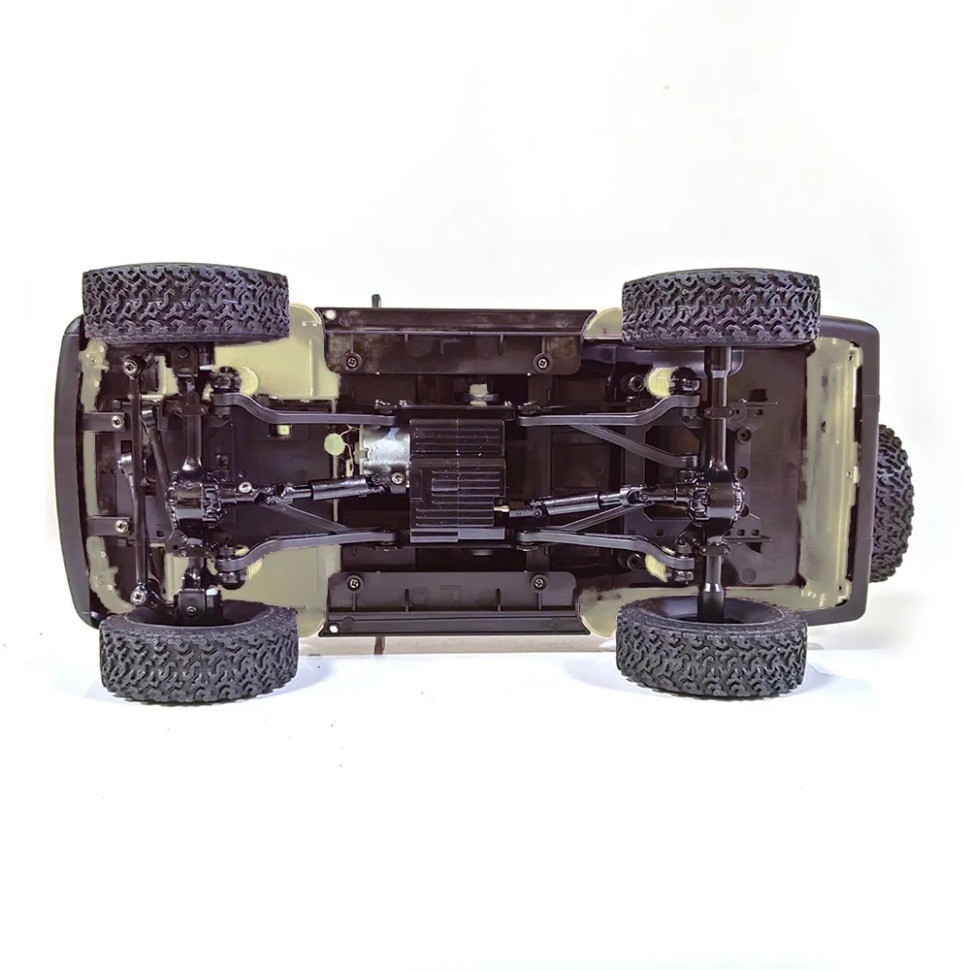 Радиоуправляемый краулер WPL C54-1 Land Cruiser LC80 желтый 1:16 (WPLC54-1-YELLOW)
