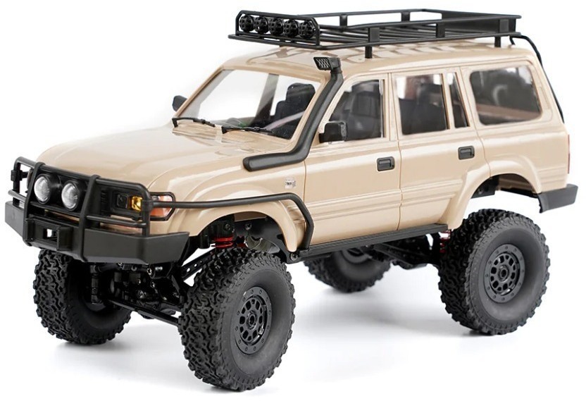 Радиоуправляемый краулер WPL C54-1 Land Cruiser LC80 желтый 1:16 (WPLC54-1-YELLOW)