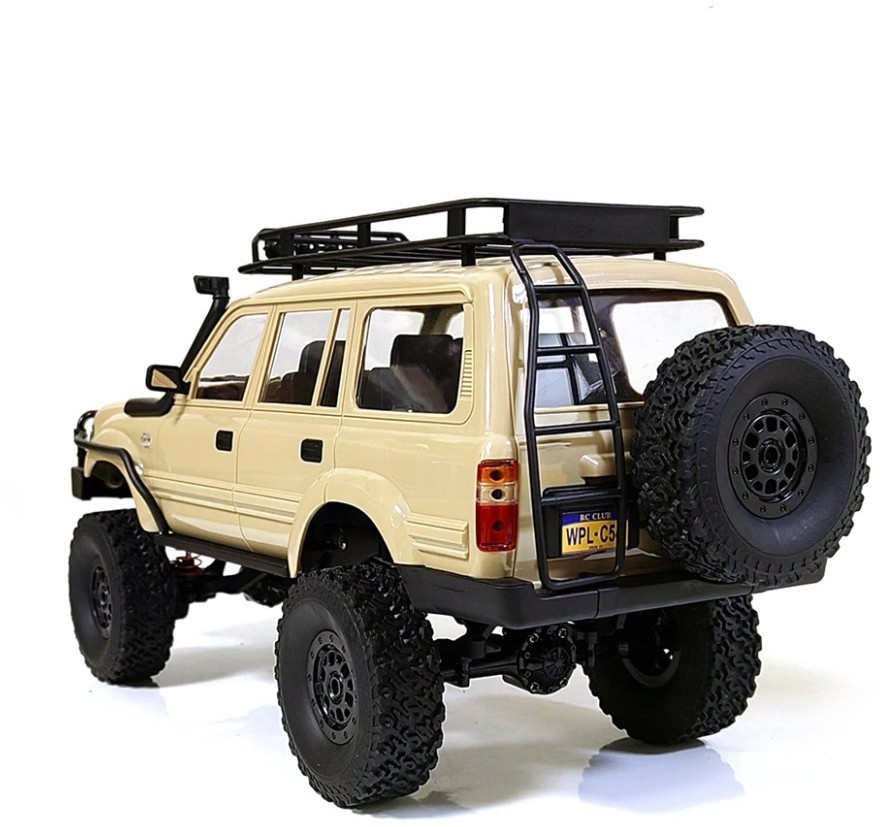 Радиоуправляемый краулер WPL C54-1 Land Cruiser LC80 желтый 1:16 (WPLC54-1-YELLOW)