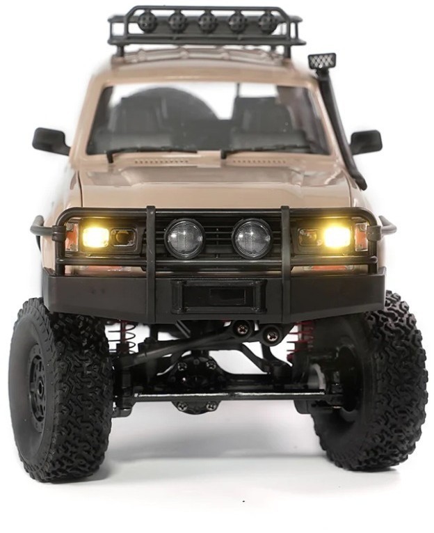 Радиоуправляемый краулер WPL C54-1 Land Cruiser LC80 желтый 1:16 (WPLC54-1-YELLOW)