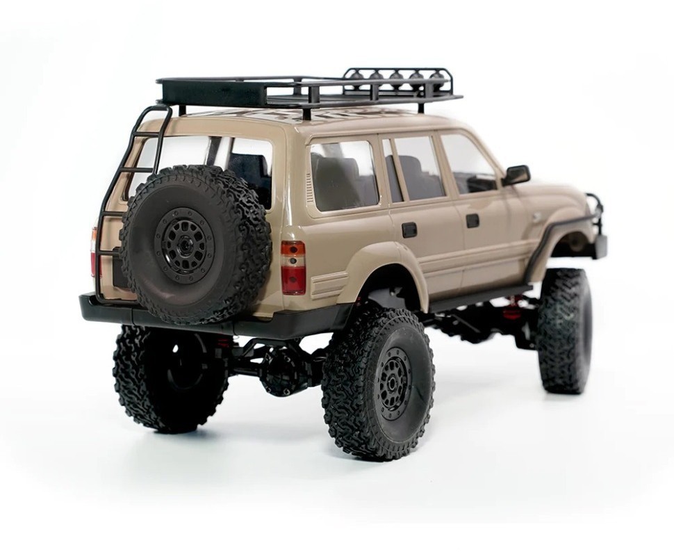Радиоуправляемый краулер WPL C54-1 Land Cruiser LC80 желтый 1:16 (WPLC54-1-YELLOW)