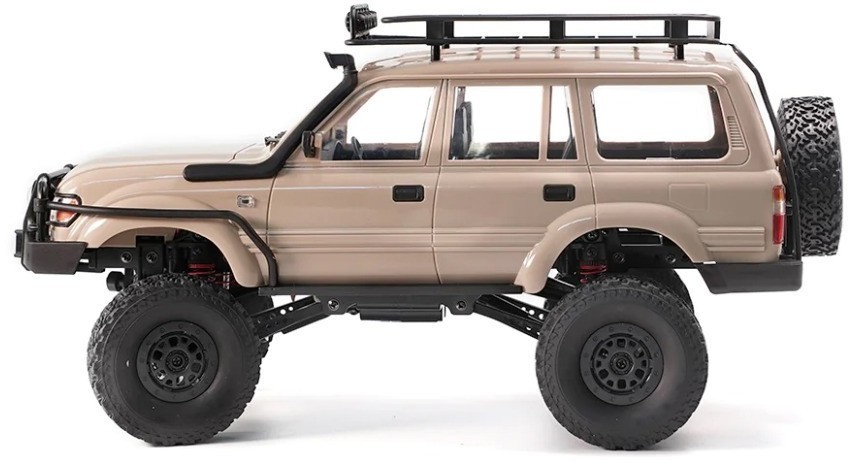 Радиоуправляемый краулер WPL C54-1 Land Cruiser LC80 желтый 1:16 (WPLC54-1-YELLOW)