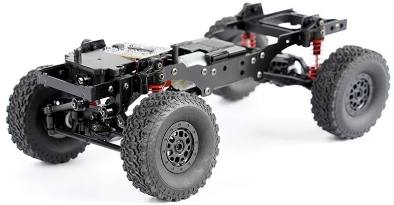 Радиоуправляемый краулер WPL C54-1 Land Cruiser LC80 желтый 1:16 (WPLC54-1-YELLOW)