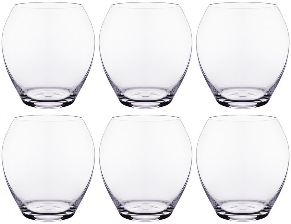 Набор стаканов для виски из 6 шт. "сесилия" 420 мл.высота=10 см. Crystalite Bohemia (669-041)