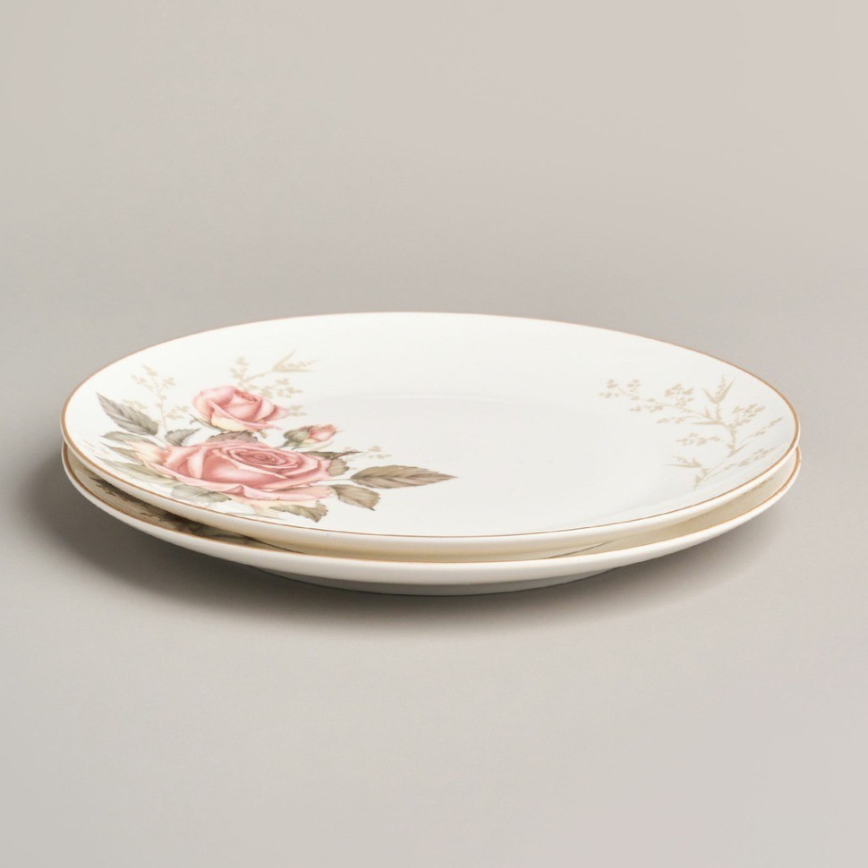 Набор тарелок закусочных lefard "корейская роза" 2 шт. 20,5 см (590-682)