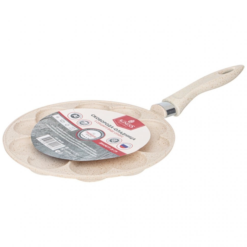 Сковорода для оладий agness "paradise" диаметр 26 см (899-253)