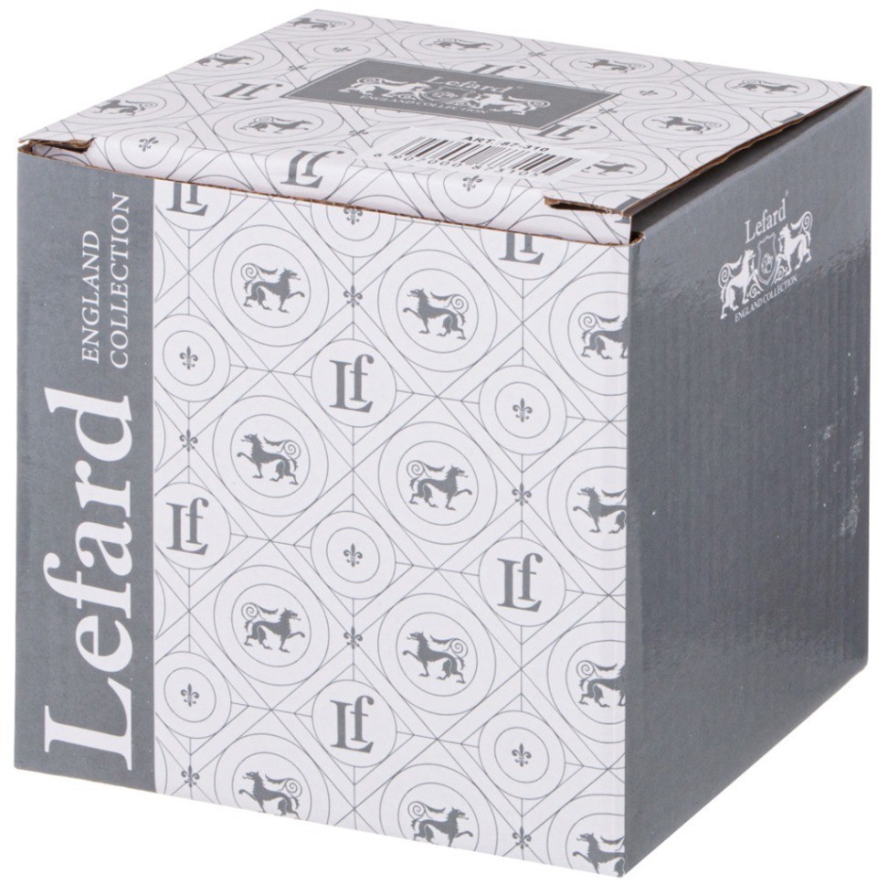 Кружка стеклянная с фарфоровым ситом lefard тюльпаны 420 мл (87-332)