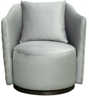 Кресло Verona вращающееся, велюр мятный Colt025-MINT/бронза 70*77*80см (TT-00016266)